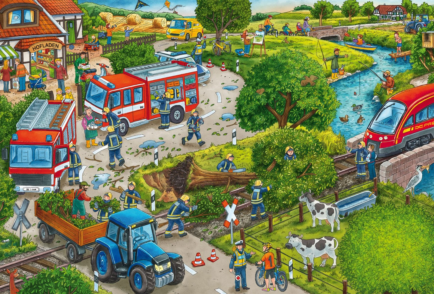 Tűzoltók – 3x24 Schmidt Spiele 3x24 darabos kirakó puzzle (SCH-56580) - puzzlegarden