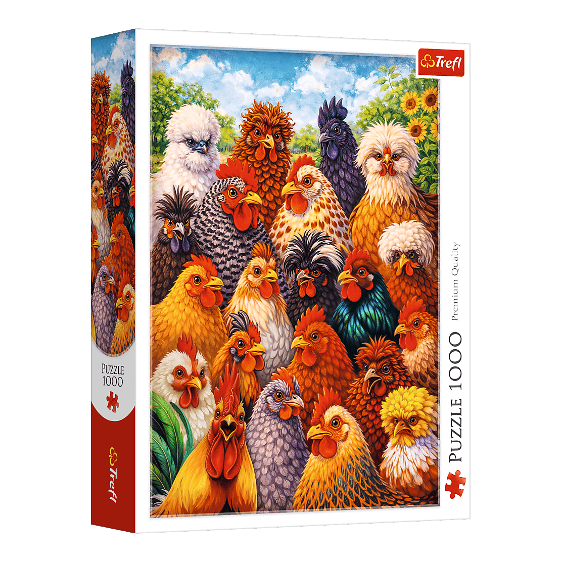 Tyúkok Trefl 1000 darabos kirakó puzzle (TR-10997) - puzzlegarden