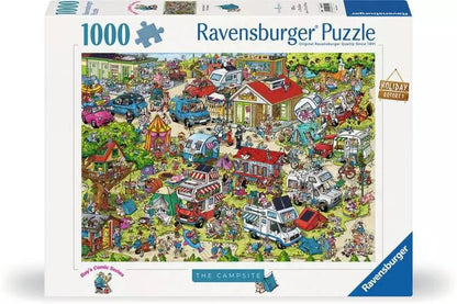 Üdülő helyek 1. - A Kemping Ravensburger 1000 darabos kirakó puzzle (RA - 12000721) - puzzlegarden