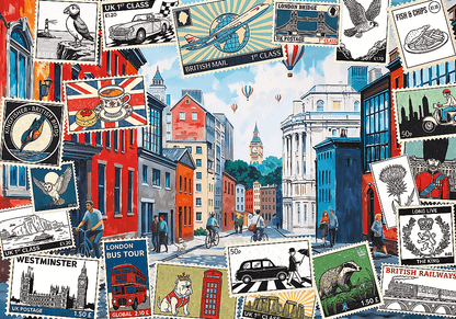 Üdvözlet Londonból - színező kirakó Trefl 500 darabos kirakó puzzle (TR-37563) - puzzlegarden