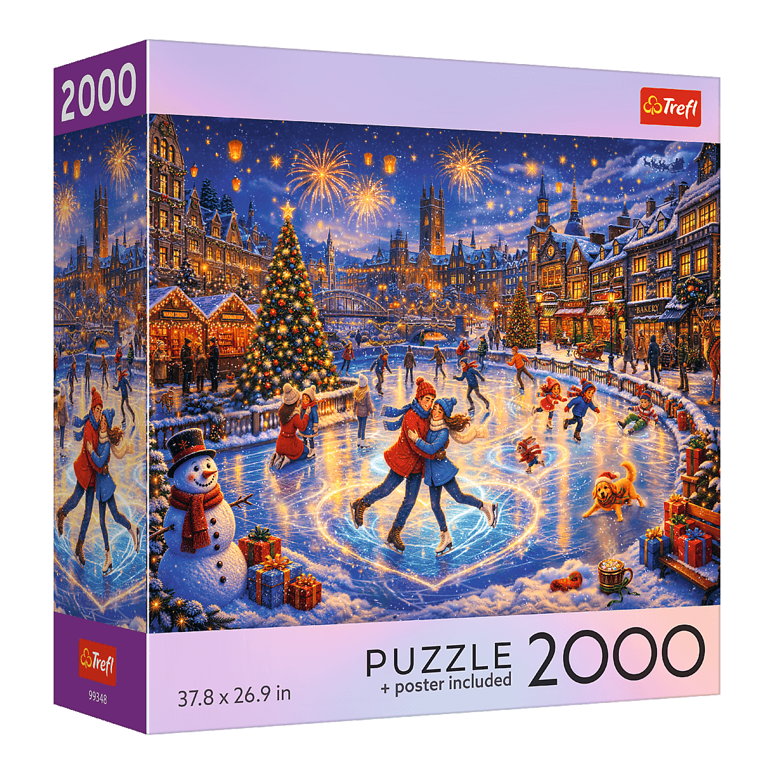 Ünnepi korcsolyaest Trefl 2000 darabos kirakó puzzle (TR-USA_99348) - puzzlegarden