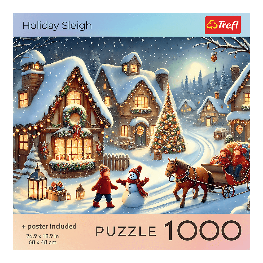Ünnepi szán Trefl 1000 darabos kirakó puzzle (TR-USA_99282) - puzzlegarden