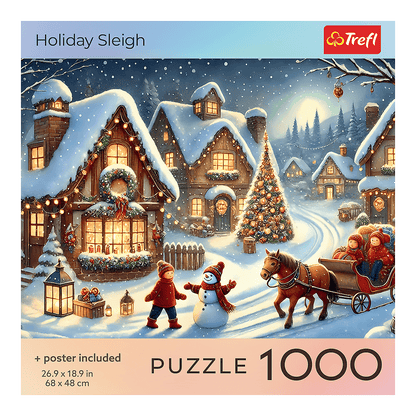 Ünnepi szán Trefl 1000 darabos kirakó puzzle (TR-USA_99282) - puzzlegarden