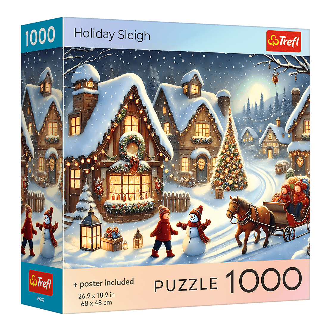 Ünnepi szán Trefl 1000 darabos kirakó puzzle (TR-USA_99282) - puzzlegarden