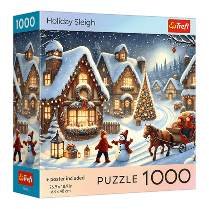 Ünnepi szán Trefl 1000 darabos kirakó puzzle (TR-USA_99282) - puzzlegarden