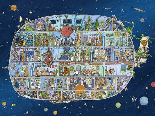 Űrhajó HEYE 1500 darabos kirakó puzzle (HE-29841) - puzzlegarden