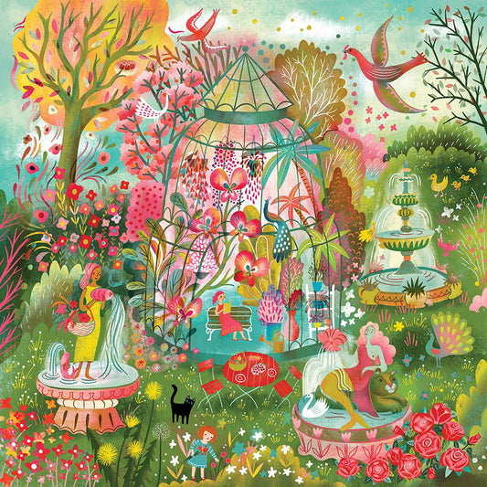 Üvegház és szökőkút Pieces & Peace 1000 darabos kirakó puzzle (PaP-00218) - puzzlegarden