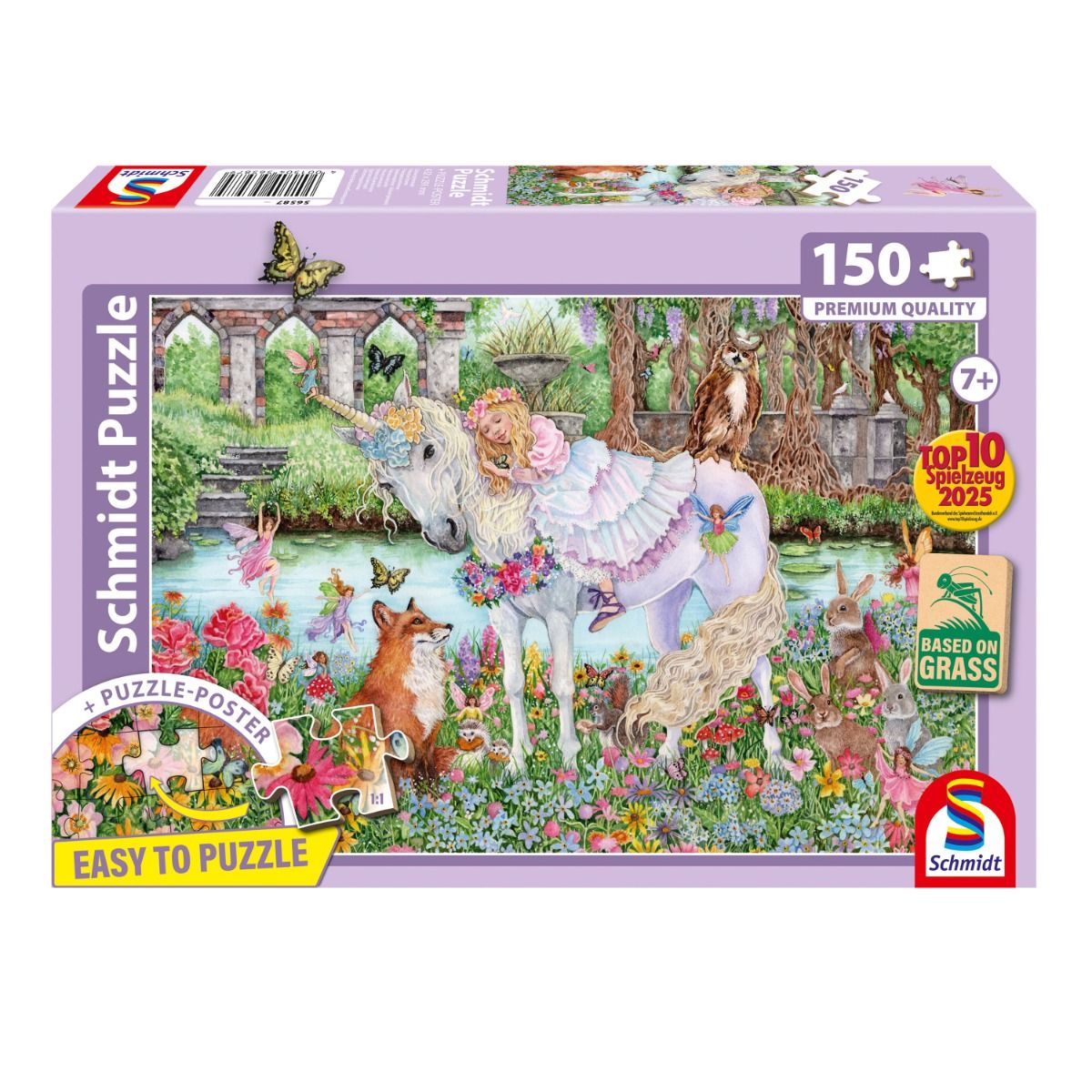 Unikornis hercegnő Schmidt Spiele 150 darabos kirakó puzzle (SCH-56587) - puzzlegarden