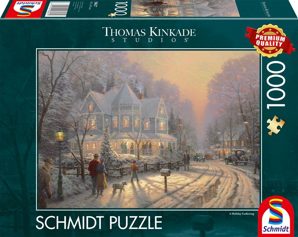 Ünnepi karácsonyi napok Schmidt Spiele 1000 darabos kirakó puzzle (SCH-58627) - puzzlegarden