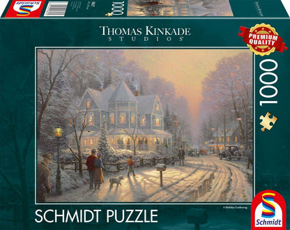 Ünnepi karácsonyi napok Schmidt Spiele 1000 darabos kirakó puzzle (SCH-58627) - puzzlegarden