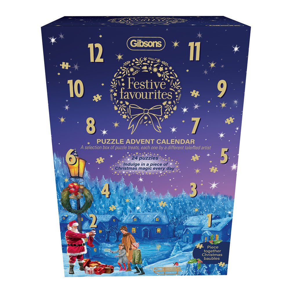 Ünnepi kedvencek - Adventi kalendárium Gibsons egyéb darabos kirakó puzzle (G - G9511 5012269095111) - puzzlegarden