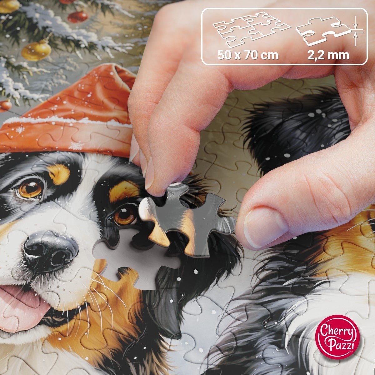 Ünnepi kiskutyák Cherry Pazzi 1000 darabos kirakó puzzle (CP-31254) - puzzlegarden