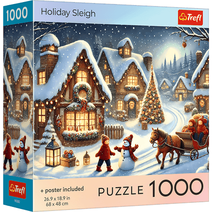 Ünnepi szán Trefl 1000 darabos kirakó puzzle (TR-USA_99282) - puzzlegarden