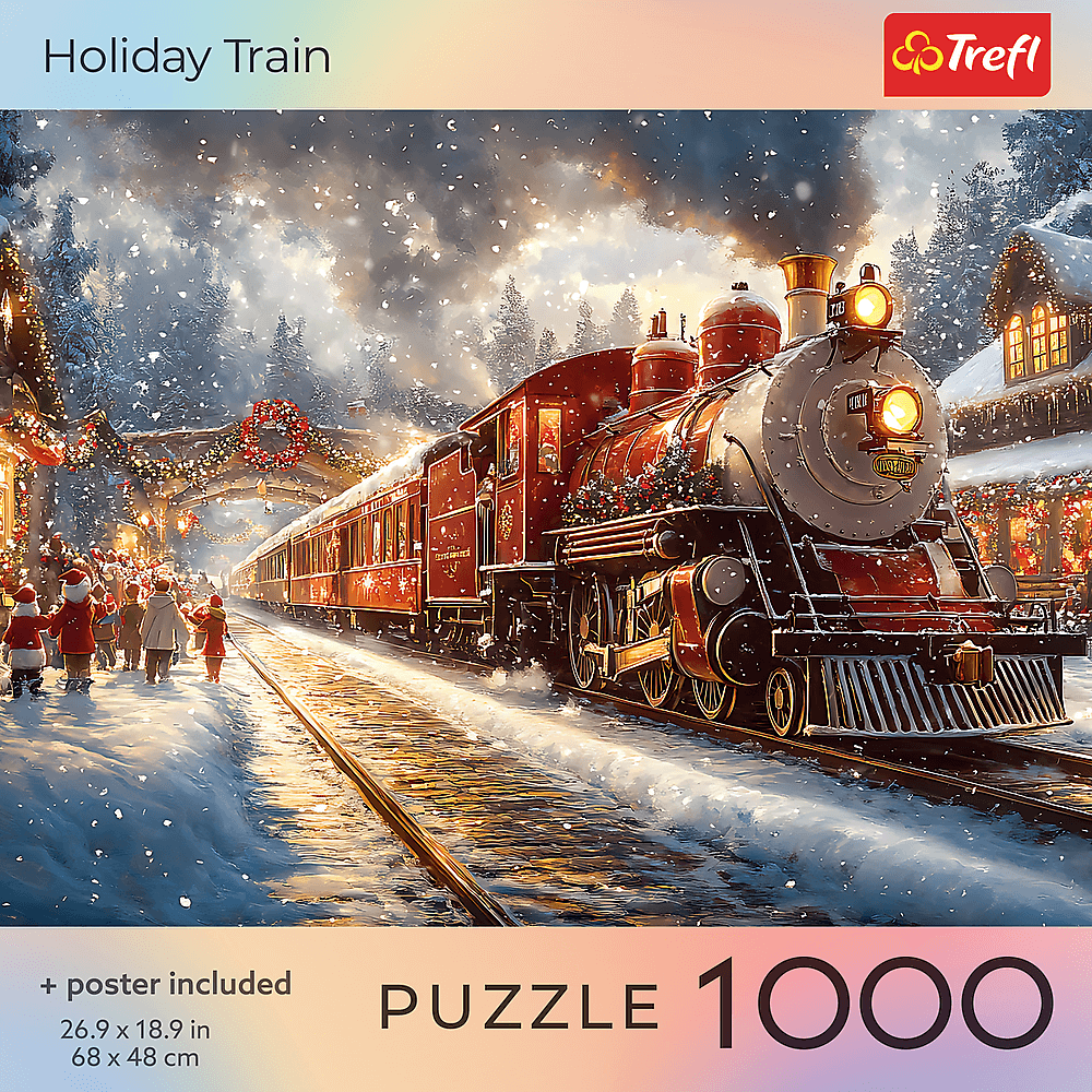 Ünnepi vonat Trefl 1000 darabos kirakó puzzle (TR-USA_99284) - puzzlegarden