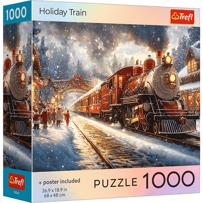 Ünnepi vonat Trefl 1000 darabos kirakó puzzle (TR-USA_99284) - puzzlegarden