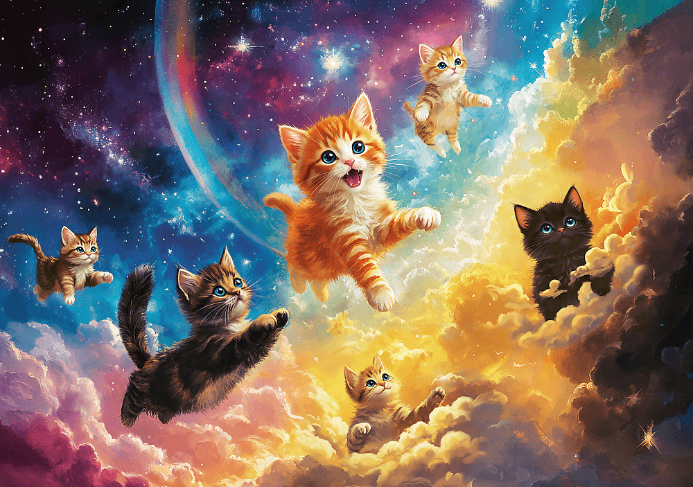 Űrcicák Trefl 500 darabos kirakó puzzle (TR-37557) - puzzlegarden