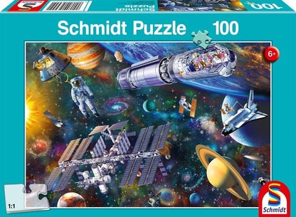 Űrmóka Schmidt Spiele 100 darabos kirakó puzzle (SCH-56455) - puzzlegarden