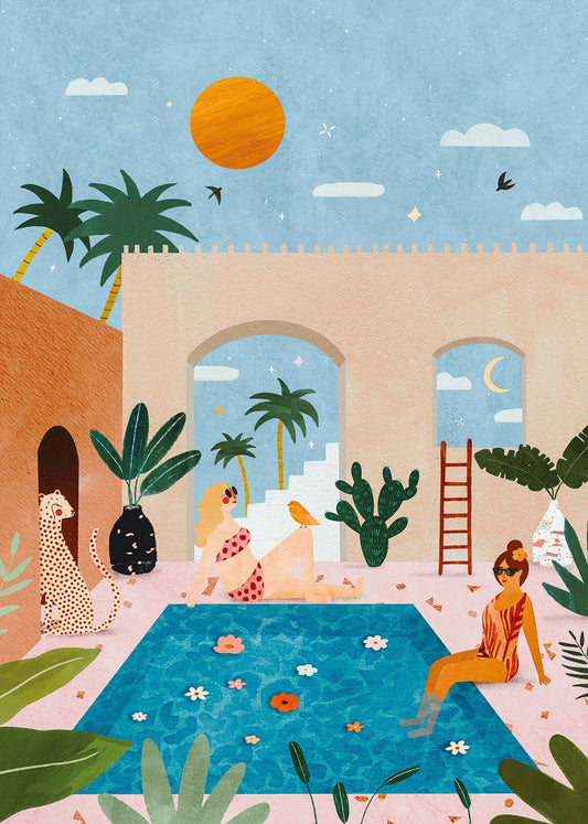 Úszómedence Pieces & Peace 1000 darabos kirakó puzzle (PaP - 0001) - puzzlegarden