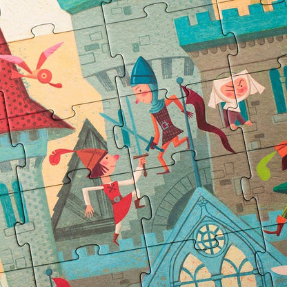 Utazás a lovagok korába Londji 100 darabos kirakó puzzle (LN-PZ373U) - puzzlegarden