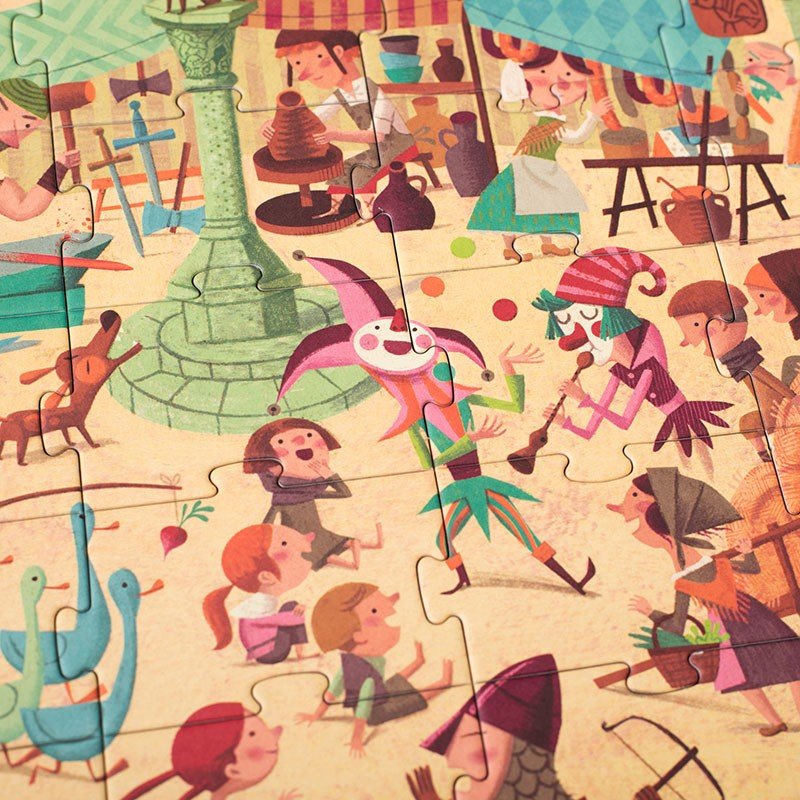 Utazás a lovagok korába Londji 100 darabos kirakó puzzle (LN-PZ373U) - puzzlegarden