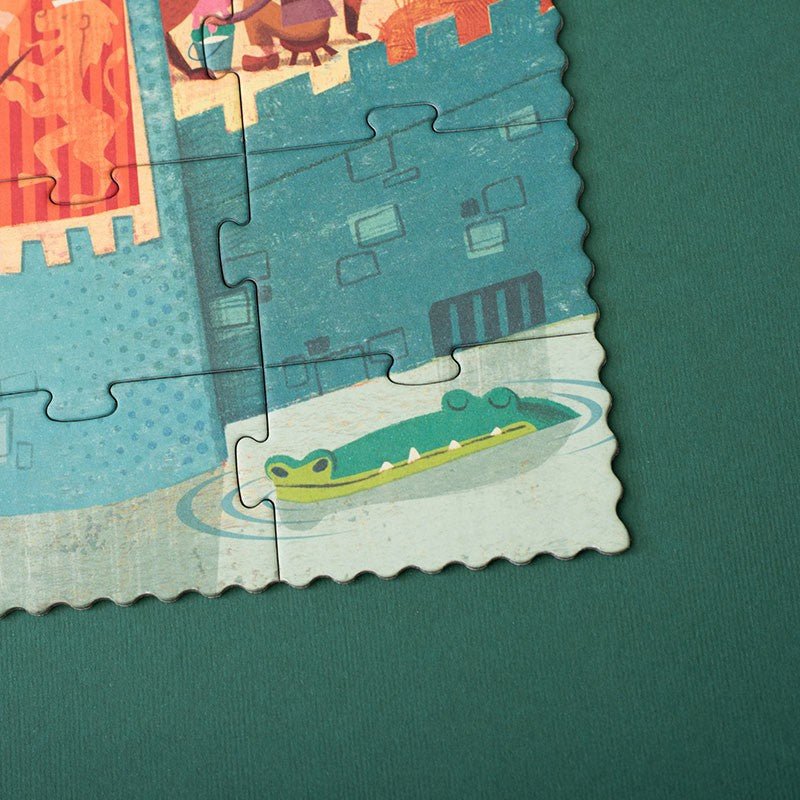 Utazás a lovagok korába Londji 100 darabos kirakó puzzle (LN-PZ373U) - puzzlegarden