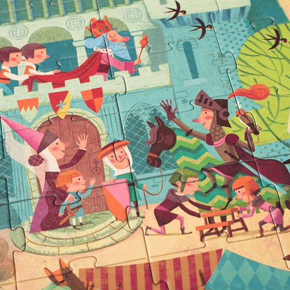 Utazás a lovagok korába Londji 100 darabos kirakó puzzle (LN-PZ373U) - puzzlegarden