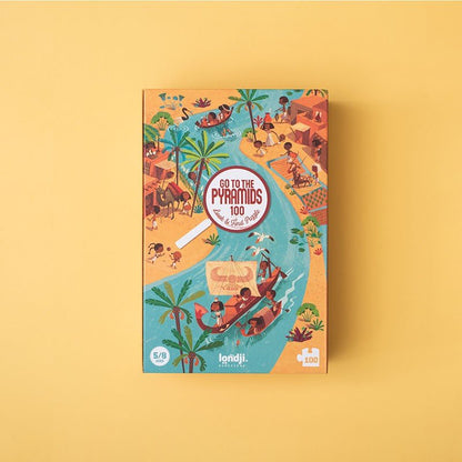 Utazás a piramisokhoz Londji 100 darabos kirakó puzzle (LN-PZ576U) - puzzlegarden