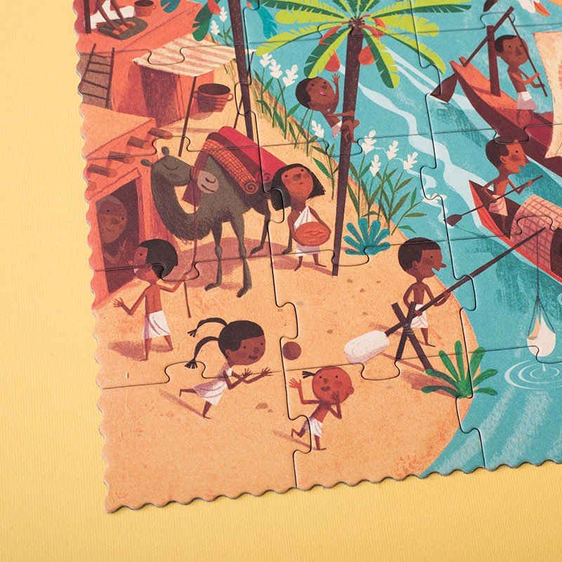 Utazás a piramisokhoz Londji 100 darabos kirakó puzzle (LN-PZ576U) - puzzlegarden