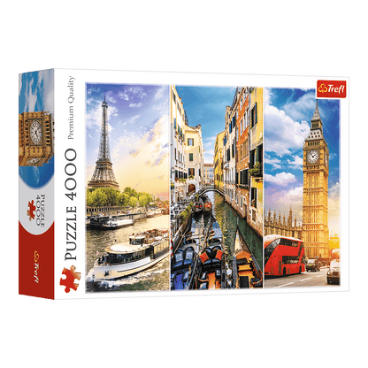 Utazás Európában Trefl 4000 darabos kirakó puzzle (TR-45009) - puzzlegarden