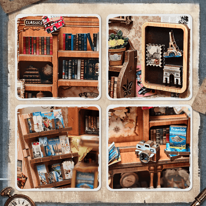 Utazó Könyvek Szentélye CuteBee 241 darabos kirakó puzzle (CB - CWGC204) - puzzlegarden