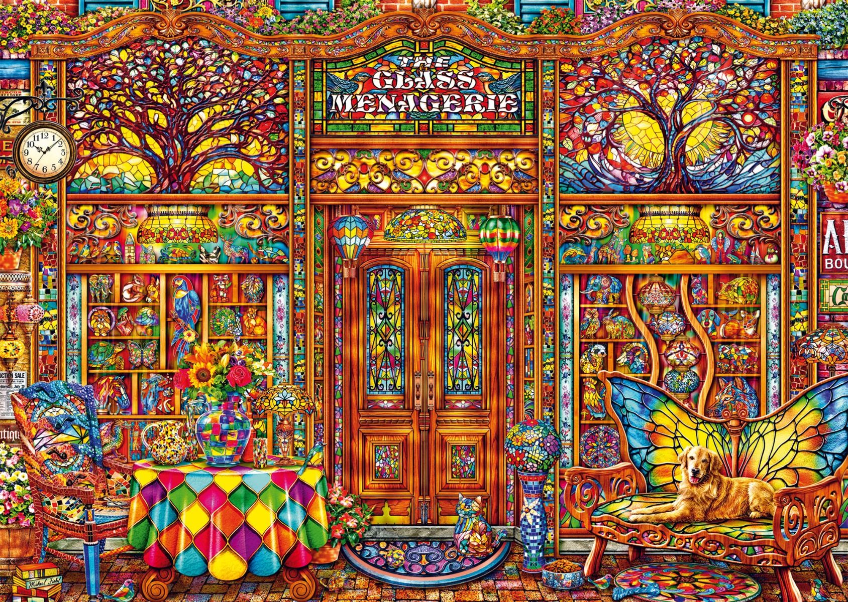Üvegállatkert Schmidt Spiele 1000 darabos kirakó puzzle (SCH-58614) - puzzlegarden