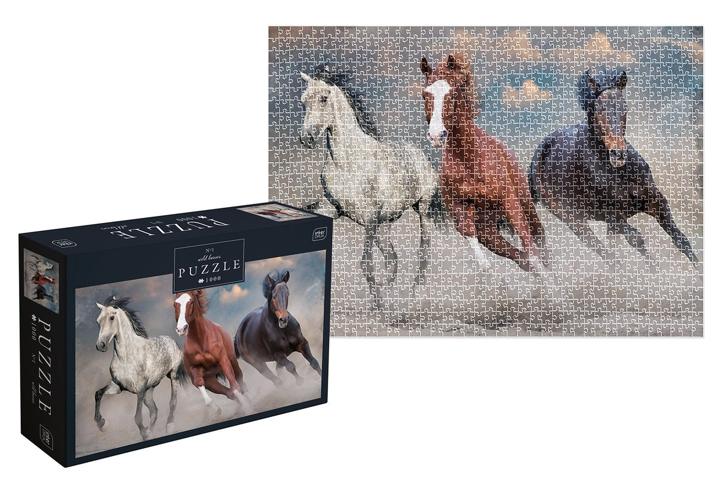 Vad lovak 1 Interdruk 1000 darabos kirakó puzzle (ID-PUZ1000WH1) - puzzlegarden