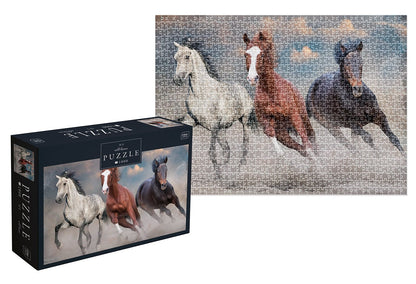 Vad lovak 1 Interdruk 1000 darabos kirakó puzzle (ID-PUZ1000WH1) - puzzlegarden