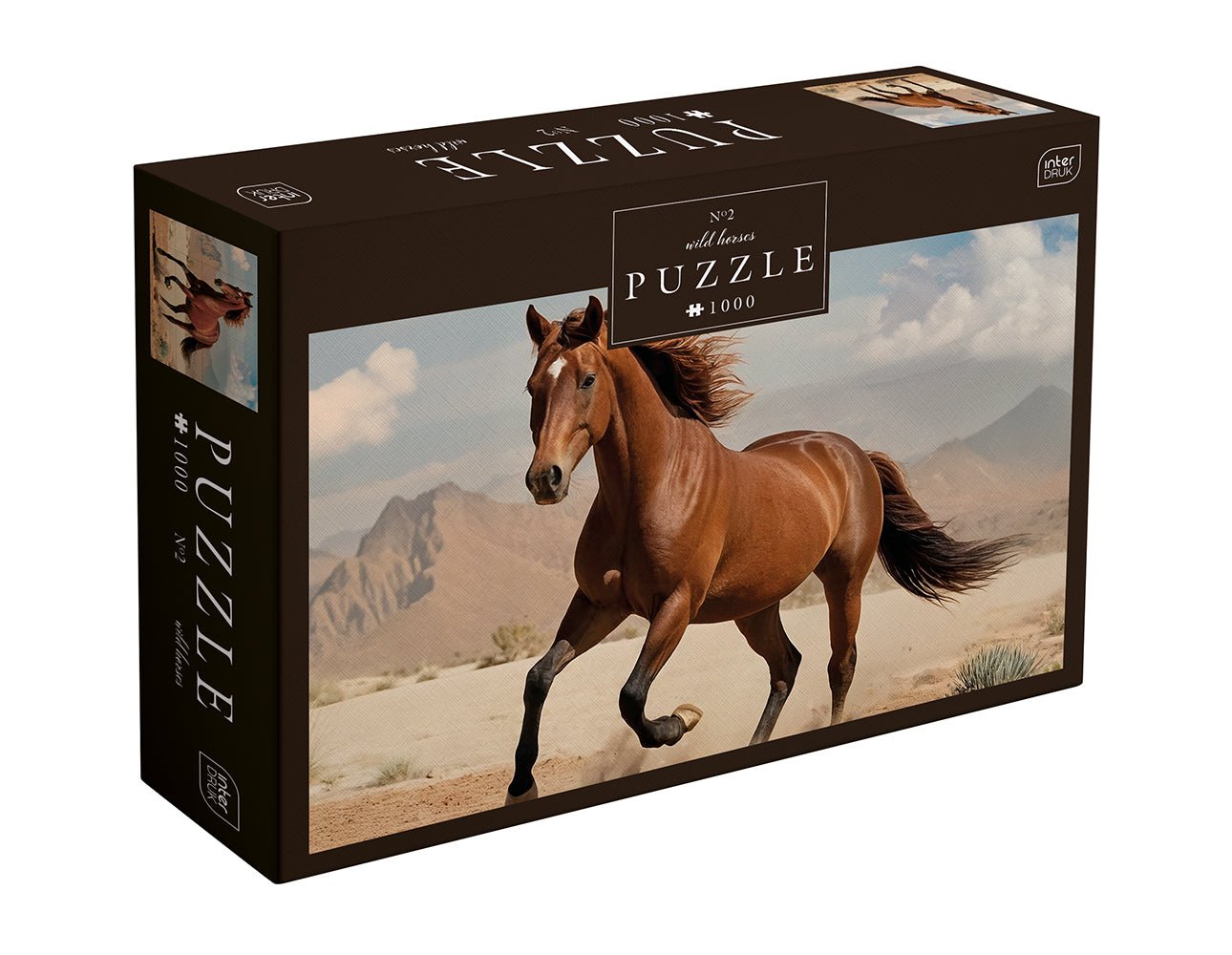 Vad lovak 2 Interdruk 1000 darabos kirakó puzzle (ID-PUZ1000WH2) - puzzlegarden
