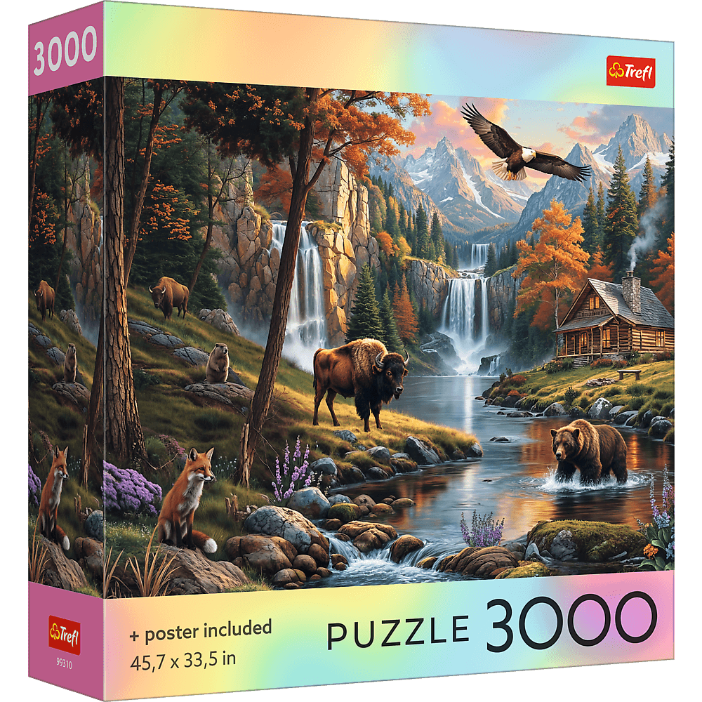Vad természet Trefl 3000 darabos kirakó puzzle (TR-USA_99310) - puzzlegarden