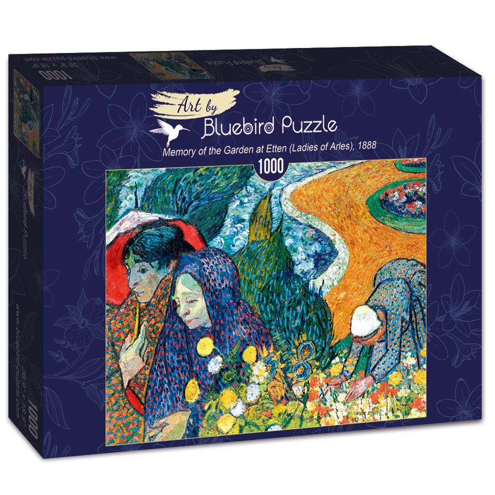 Van Gogh - Az Etteni kert emléke Bluebird 1000 darabos kirakó puzzle (BB-60135 3663384601354) - puzzlegarden