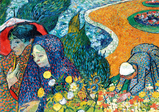 Van Gogh - Az Etteni kert emléke Bluebird 1000 darabos kirakó puzzle (BB-60135 3663384601354) - puzzlegarden