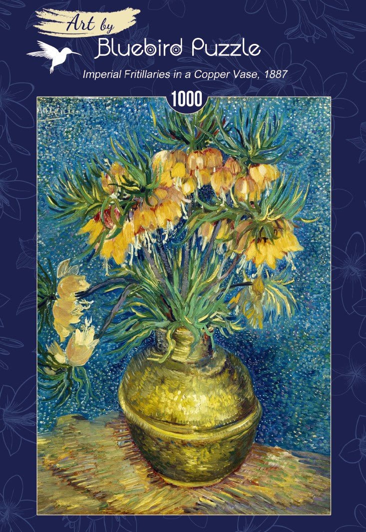 Van Gogh - Császárliliomok rézből készült vázában Bluebird 1000 darabos kirakó puzzle (BB-60114 3663384601149) - puzzlegarden