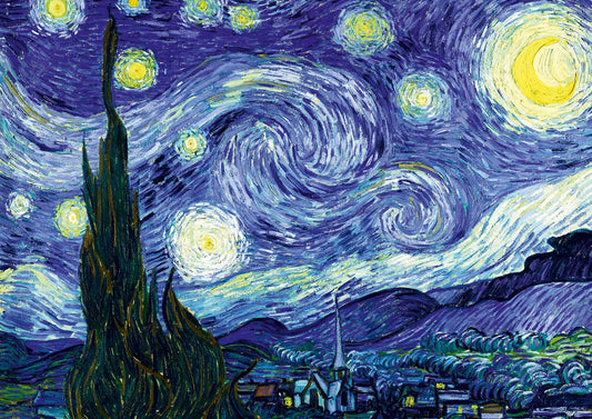 Van Gogh - Csillagos Éj Bluebird 2000 darabos kirakó puzzle (BB-F-60200 3663384602009) - puzzlegarden