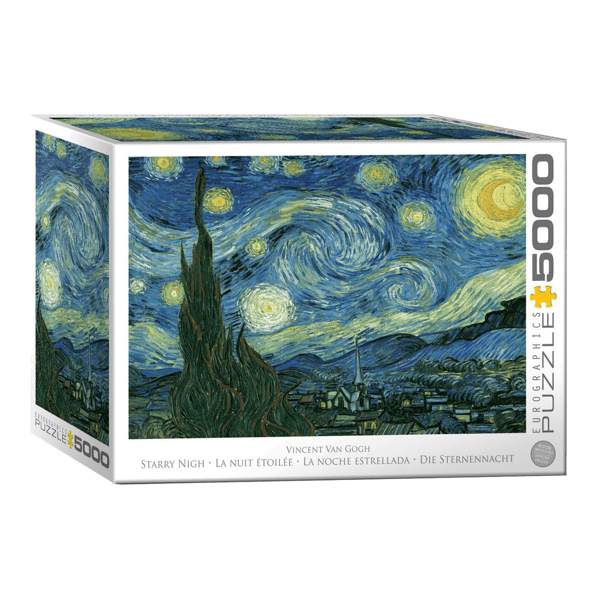 Van Gogh - Csillagos éj Eurographics 5000 darabos kirakó puzzle (EUR-8520-1204) - puzzlegarden