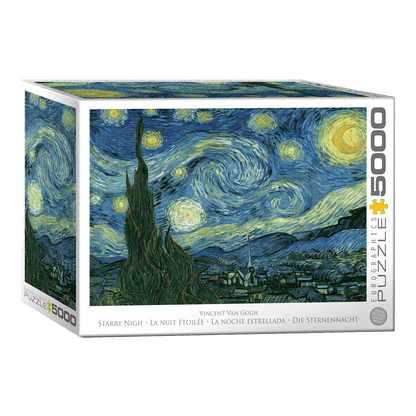 Van Gogh - Csillagos éj Eurographics 5000 darabos kirakó puzzle (EUR-8520-1204) - puzzlegarden