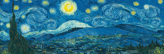 Van Gogh – Csillagos éj – panoráma Eurographics 1000 darabos kirakó puzzle (EUR-6010-5309) - puzzlegarden