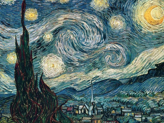 Van Gogh - Csillagos Éj Ravensburger 1500 darabos kirakó puzzle (RA-16207 4005556162079) - puzzlegarden