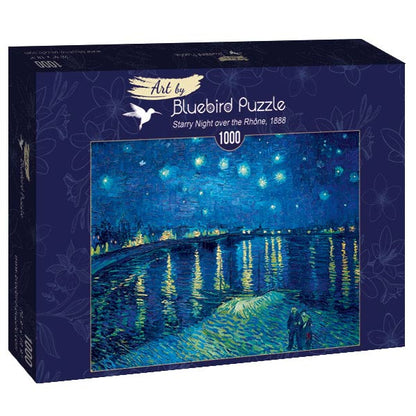 Van Gogh - Csillagos éjszaka a Rhône felett Bluebird 1000 darabos kirakó puzzle (BB-60002 3663384600029) - puzzlegarden