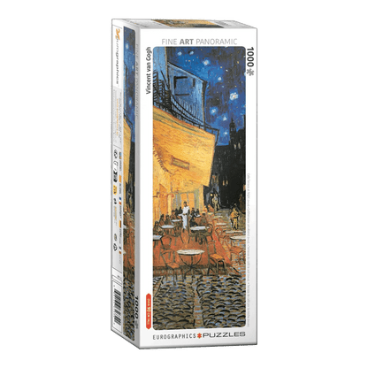 Van Gogh – Kávézó éjjel – panoráma Eurographics 1000 darabos kirakó puzzle (EUR-6010-2301) - puzzlegarden