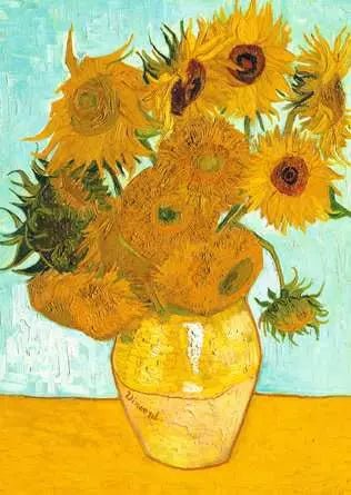 Van Gogh – Napraforgók Ravensburger 1000 darabos kirakó puzzle (RA-12000070) - puzzlegarden