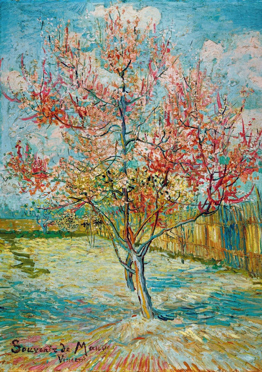 Van Gogh - Rózsaszínű őszibarackfák Bluebird 1000 darabos kirakó puzzle (BB-60306 3663384603068) - puzzlegarden