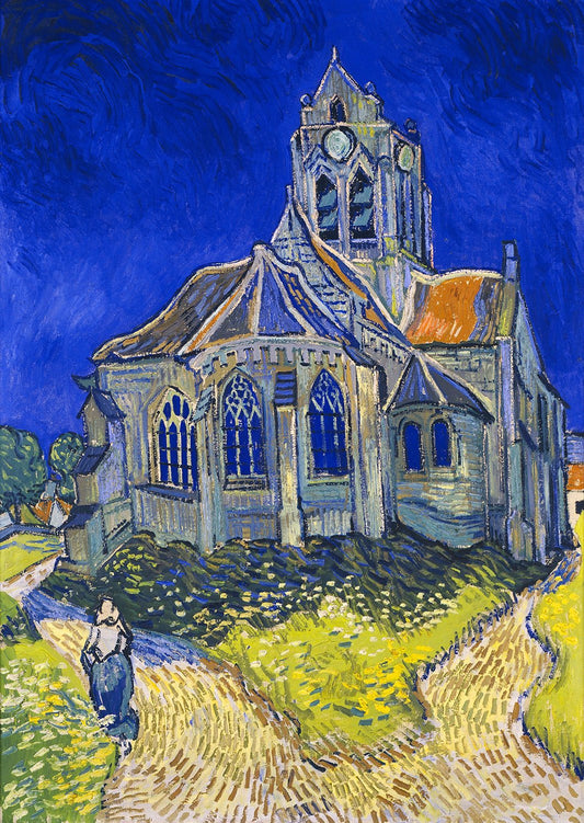 Van Gogh - Templom Auvers-ben Enjoy 1000 darabos kirakó puzzle (EN-1152 5949194011520) - puzzlegarden