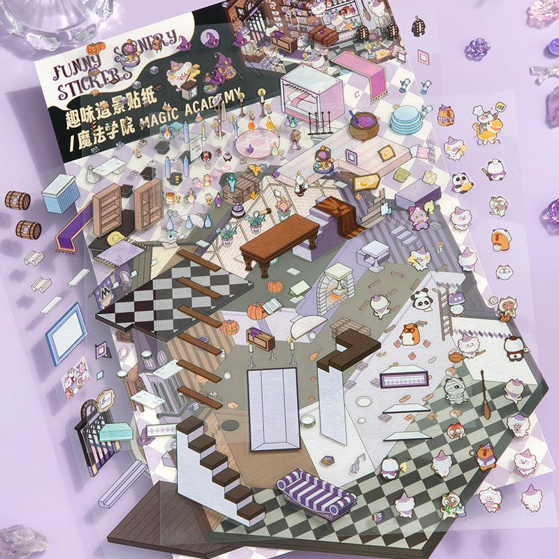 Varázsakadémia - matricajelenet Simno 1 darabos kirakó puzzle (SN-6941776319665) - puzzlegarden