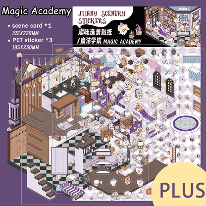 Varázsakadémia - matricajelenet Simno 1 darabos kirakó puzzle (SN-6941776319665) - puzzlegarden
